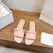 Dior Cannage Slide Soupir Pink Quilted Cannage Lambskin  - 3