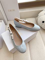 J'Adior Ballet Flat Ice Lagoon Patent Calfskin - 3