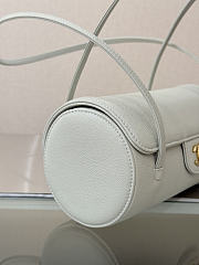 Chanel Small Bowling Bag Grained Shiny Calfskin & Gold-Tone Metal Light Green - 20.5x10x10cm - 4