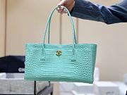 Chanel Small Tote Crocodile Embossed Calfskin & Gold-Tone Metal Green - 39x20x13cm - 3