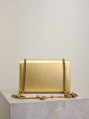  YSL Kate Small In Metallic Leather In Gold - 20x12.5x5cm - 3