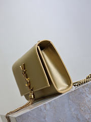 YSL Kate Small Tassel In Metallic Leather Gold - 20x12.5x5cm - 6