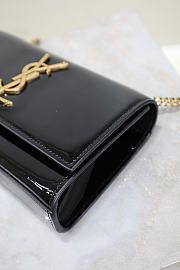 YSL Kate Small In Patent Leather Black - 20x12.5x5cm - 6