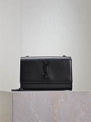 YSL Kate Small In Grain De Poudre Embossed Leather Black Hardware - 20x12.5x5cm - 1