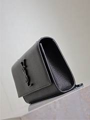 YSL Kate Small In Grain De Poudre Embossed Leather Black Hardware - 20x12.5x5cm - 6