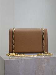YSL Kate Small In Grain De Poudre Embossed Leather Brown - 20x12.5x5cm - 2