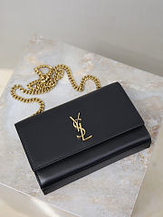 YSL New Kate Small In Smooth Leather Black - 20x12.5x5cm - 4
