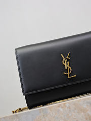 YSL New Kate Small In Smooth Leather Black - 20x12.5x5cm - 2