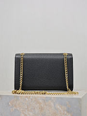 YSL New Kate Small In Grain De Poudre Embossed Leather Black - 20x12.5x5cm - 4