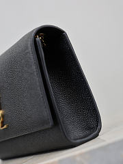 YSL New Kate Small In Grain De Poudre Embossed Leather Black - 20x12.5x5cm - 3