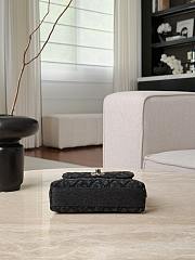 Chanel Clutch With Chain Washed Denim Calfskin & Gold-Tone Metal Black - 14.5x11.5x5.5cm - 3