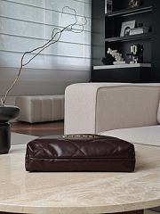 Chanel 22 Small Handbag Shiny Calfskin & Gold-Tone Metal Chocolate - 37x35x7cm - 3