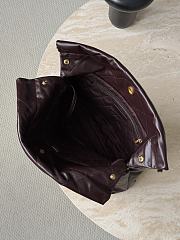 Chanel 22 Small Handbag Shiny Calfskin & Gold-Tone Metal Chocolate - 37x35x7cm - 2