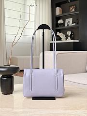 Chanel Small Flap Bag Grained Shiny Calfskin & Gold-Tone Metal Purple - 15x22x7cm - 5