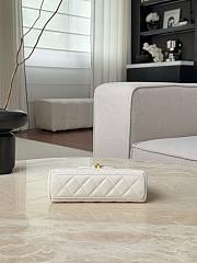 Chanel Mini Shopping Bag Shiny Lambskin & Gold-Tone Metal White AS4416 - 19x13x7cm - 2