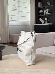 Chanel 22 Handbag Shiny Calfskin & Silver-Tone Metal Black - 42x36x8cm - 2