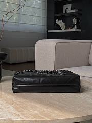 Chanel 22 Small Handbag Shiny Calfskin & Silver-Tone Metal Black - 37x35x7cm - 6