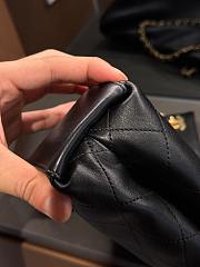 Chanel Shopping Bag Lambskin Black - 40x29x9cm - 6
