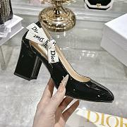 J'Adior Pump Black Patent Calfskin 7.5cm - 1