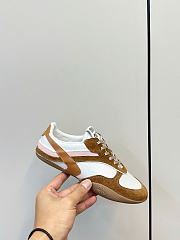 Miumiu Gymnasium Technical Fabric And Suede Sneakers Chalk White/Cinnamon 5E428E - 3
