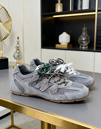 New Balance X Miumiu 530 SL Suede And Mesh Sneakers Periwinkle Blue 5E165E
