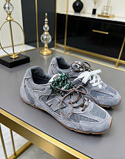 New Balance X Miumiu 530 SL Suede And Mesh Sneakers Periwinkle Blue 5E165E - 3