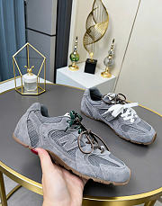New Balance X Miumiu 530 SL Suede And Mesh Sneakers Periwinkle Blue 5E165E - 2