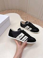 Dior Ribbon Sneaker Black Suede Calfskin and Technical Fabric - 6