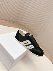 Dior Ribbon Sneaker Black Suede Calfskin and Technical Fabric - 2