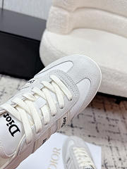 Dior Ribbon Sneaker White Suede Calfskin and Technical Fabric - 6