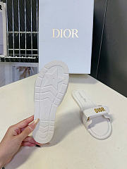 Dioriviera Dioract Slide Black Lambskin and Rubber White - 5