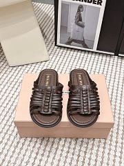 Miumiu Nappa Leather Slides Briarwood 5XX669 - 1