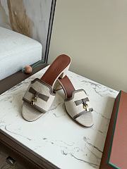 Loro Piana Summer Charms Sandal Cotton Linen Natural/Almond Tree (B5UH) FAQ6332 - 2