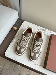 Loro Piana Tennis Walk Sneaker Cotton Linen Natural/Almond Tree (B5UH) FSW0085 - 1