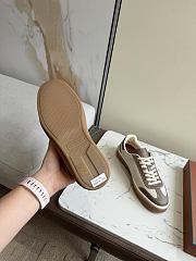 Loro Piana Tennis Walk Sneaker Cotton Linen Natural/Almond Tree (B5UH) FSW0085 - 5