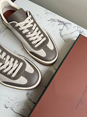 Loro Piana Tennis Walk Sneaker Cotton Linen Natural/Almond Tree (B5UH) FSW0085 - 3