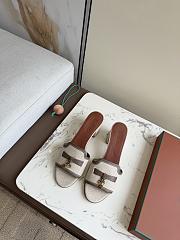 Loro Piana Summer Charms Sandal Cotton Linen Natural/Almond Tree (B5UH) FAQ6332 - 1