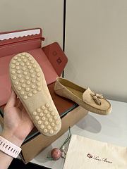 Loro Piana Dot Sole Walk Loafer Suede Goatskin Cashew Butter (D846) - 6