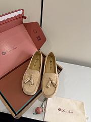 Loro Piana Dot Sole Walk Loafer Suede Goatskin Cashew Butter (D846) - 5