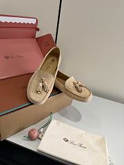 Loro Piana Dot Sole Walk Loafer Suede Goatskin Cashew Butter (D846) - 3