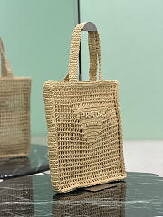 Prada Crochet Tote Bag Natural 1BG393 - 38x36x3cm - 6