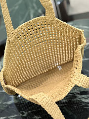 Prada Crochet Tote Bag Natural 1BG393 - 38x36x3cm - 3