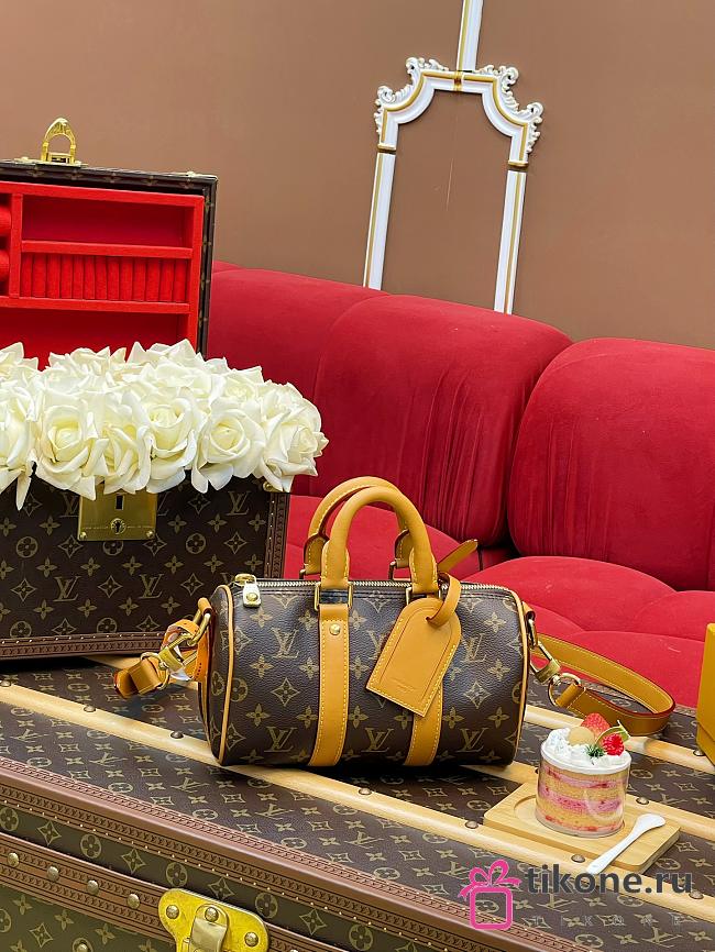 LV Keepall Bandouliere 25 Monogram Archive coated Canvas M28957 - 25x15x11cm - 1