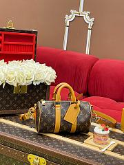 LV Keepall Bandouliere 25 Monogram Archive coated Canvas M28957 - 25x15x11cm - 1