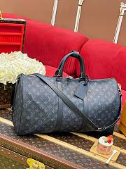 LV Keepall Bandouliere 50 Monogram Eclipse Canvas M14202 - 50x29x23cm - 1