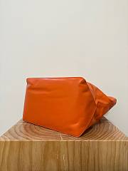 Loewe Fold Shopper In Paper Calfskin Orange - 50x20x31cm - 3
