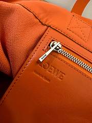 Loewe Fold Shopper In Paper Calfskin Orange - 50x20x31cm - 2
