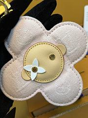 LV Vivienne Denim Bag Charm Rose Denim M03823 - 5