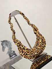 YSL Amalia Mini Hobo in Pony Hair Leather Brown - 19x13x10cm   - 6