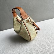 Teen Celine Lulu In Triomphe Canvas Sandcastle/Soft Lime - 24x21x5cm - 6